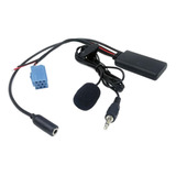 Cable De Entrada Auxiliar Bluetooth 5.0 Con Micrófono Para