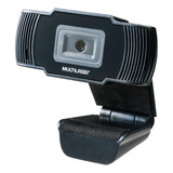 Webcam Multilaser Preta 720p 30fps Conexão Usb 180cm Ac339