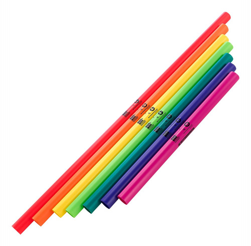 Boomwhackers Kit Escala Diatonic Grave Do Maior 7 Notas Bwjg