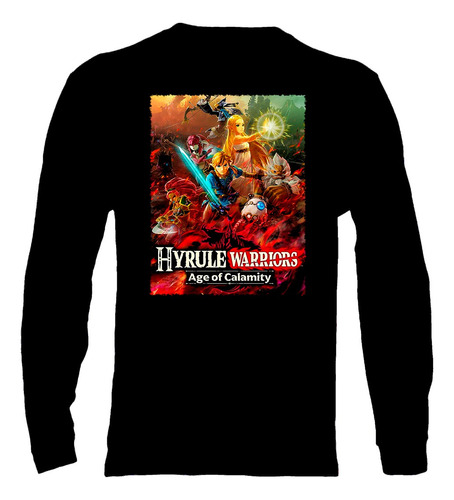 Polera Manga Larga The Legend Of Zelda - Ver 01 - Hyrule War