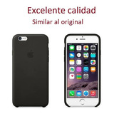 Funda De Piel Para iPhone 6 Plus(leather Case)negra Original
