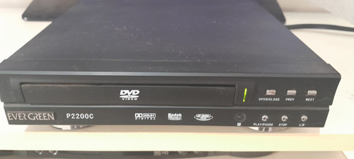 Dvd Player Ever Green P2200c Funcionando Perfeitamente S Con