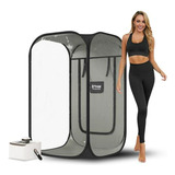 Sauna Portátil Con Silla, Control Remoto, Transparente