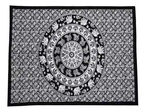 Mandala Grande Cubrecama Manta Hindu Tapiz  Deco - India -