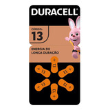 Pilha Auditiva 13 C/6 (108839) -  Duracell 