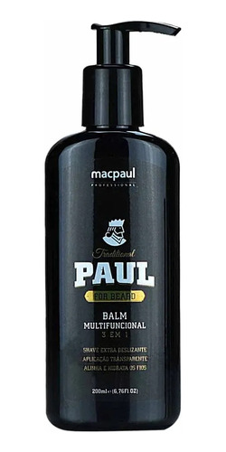 Balm  Para Cabelo E Barba Traditional Paul Macpaul 200ml