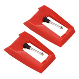 2 Canetas Stylus De Diamante Para -discos De Vinil Gramofone