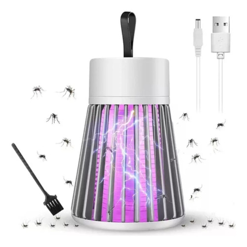 Luminária Armadilha Repelente Elétrico Mosquito Led Portátil