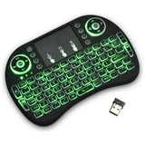 Mini Teclado Wireless Bluetooth Touchpad Sem Fio Iluminado