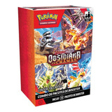 Pokémon Mini Display Obsidiana Em Chamas 18 Boosters - Copag