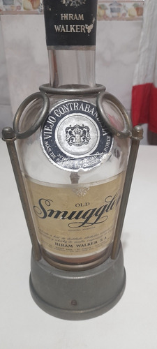Cajita Musical Botella Whisky Smuggler Funcionando Oferta!!!