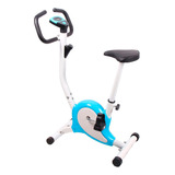 Bicicleta Ergométrica Deend Fitness Vertical Branco E Azul