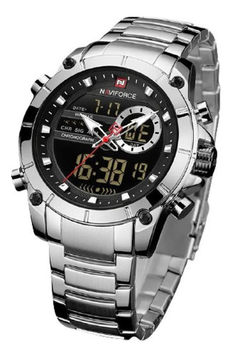 Reloj Naviforce 9163 -acero Inoxidable -resistente Agua 30m