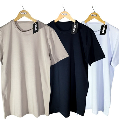 Camiseta Blusa Overside Streetwear Kit Com 3 Unidades