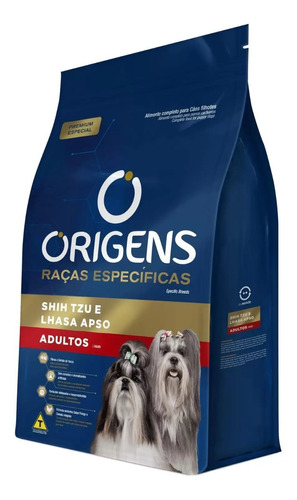 Origens Shitzu E Lhasa Adultos 3 Kg