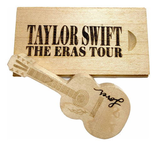 Memoria Usb 32 Gb Guitarra Personalizada De Madera