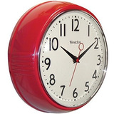 Westclox 32042r Retro 1950 Cocina Reloj De Pared, 9,5