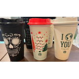 Lote Vasos Y Taza Starbucks