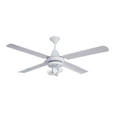 Ventilador De Techo Albatros Blanco Spot Ruka 2 Luces