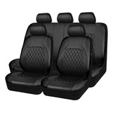 Set Universal De Fundas De Asiento De Cuero P/auto, 9 Pzs.