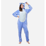 Pijamas Enteros Adultos Stitch Azul