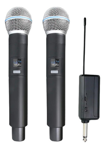 Micrófono Profesional Inalámbrico Recargable De Mano Karaoke