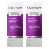 Gel Cicatricure Cicatrizes E Estrias 30g - Kit Com 2un