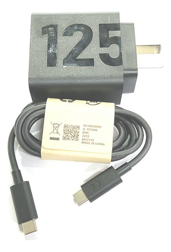 Cargador Motorola 125w Cable C A C Original Edge 30 Ultra