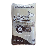 Bolsa Biodegradable Vitabag Con Asa Mediana 120 Pz