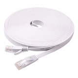 Cable De Red Cat7 Rj45 Ethernet Patch Cord Blanco 1.5mt