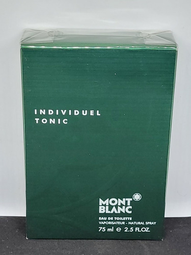 Perfume Individuel Tonic Mont Blanc 75ml Garantizado Envio G
