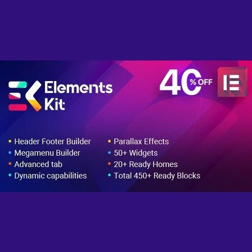  Elementskit  For Elementor - Plugin Wordpress