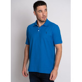 Camisa Polo Aleatory Piquet Light Azul