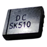 Sk 510 Sk-510 Sk510 Sk510c Diodo Schottky 100v 5a Do214ab 