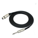 Cable Micrófono 6 Mt Xlr /canon Hembra A Plug 6.3 Kirlin