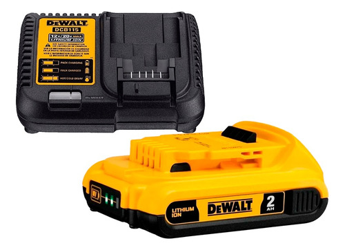   Kit Cargador Dewalt Dcb115 + Bateria 2ah Dcb203