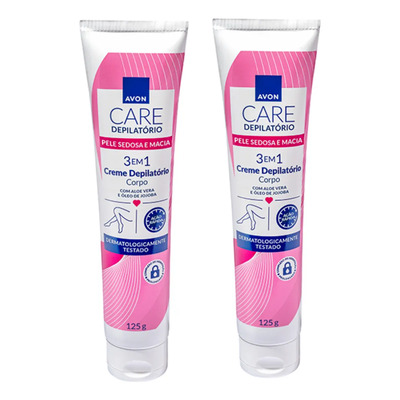 Kit 2 Unidades Creme Depilatório Corpo Skin So Soft - Avon
