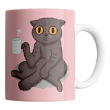 Taza De Cerámica - Gatito (coffee)