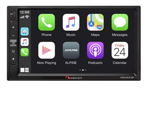 Radio Nakamichi Nam-3510m7 7 Apple Carplay Androidauto 2 Din