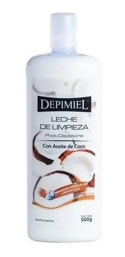 Leche De Limpieza Depimiel Con Aceite De Coco X 500g