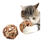 Juguete Catnip Ball Gatos Pelota Matatabi Interactivo