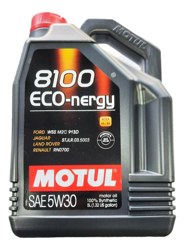 Aceite Motul 8100 Eco Nergy 5w 30 5 Litros Sintetico