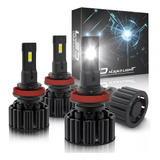 H11 Delanteros Auto Faros Bombillas Led Luz Canbus Alta Baja