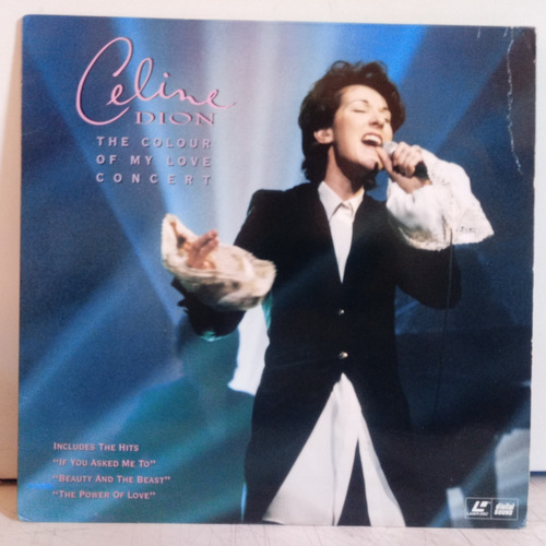 Ld- Laser Disc Video Laser Celine Dion Concert/1995