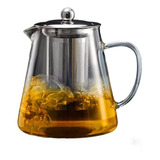 Tetera De Vidrio Con Infusor Para Té Hierbas Infusiones Cafe