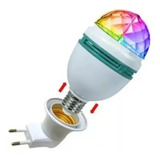 Lampada Led Giratoria Colorida Rgb Balada Decoração Festa