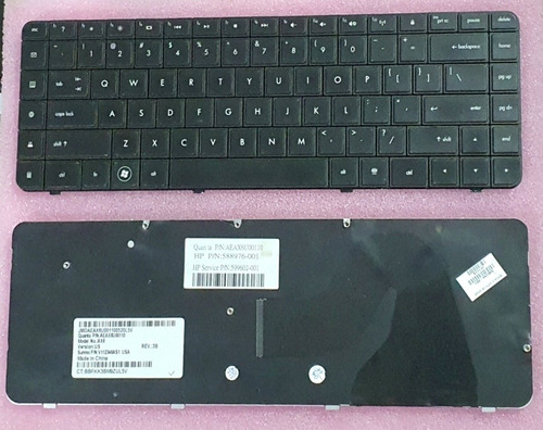 Teclado Netbook Desarme Hp Ax6 Us Cq62/56 G62/56-100