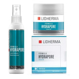 Kit Hidratante Hydrapore Lidherma Crema Gel + Loción