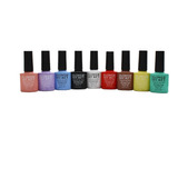 Esmaltes Permanentes Flower Secret 8ml Pack 9 Unidades.