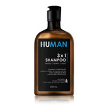 Shampoo Para Barba 3x1, Barba, Cabelo E Corpo Human